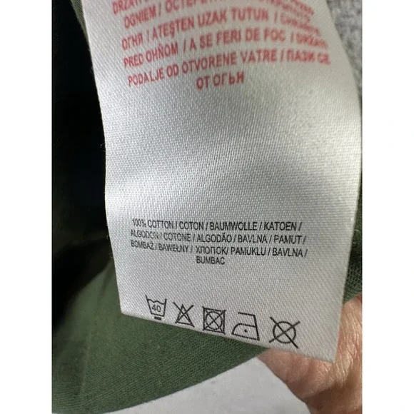 Retro Irish Heritage Collection 3-Button Henley Long Sleeve Shirt Mens L Green - Picture 6 of 10